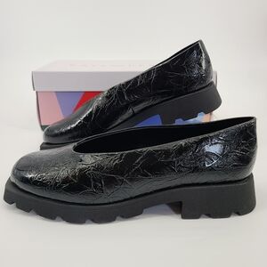Katy Perry Distressed Black Chunky Slip On Shoes